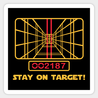 Stay On Target Sticker